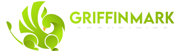 griffinmark security logo white